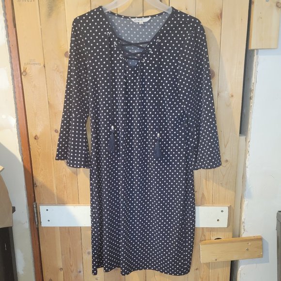 Cleo Polkadot Belle Sleeve Dress - Picture 1 of 2